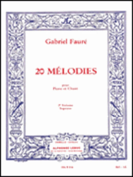 20 Melodies Vol 2 High Voice/Piano