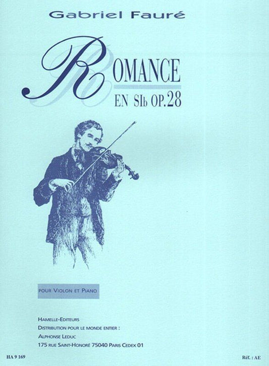 Faure - Romance in B Flat Major Op. 28 for Violin and Piano