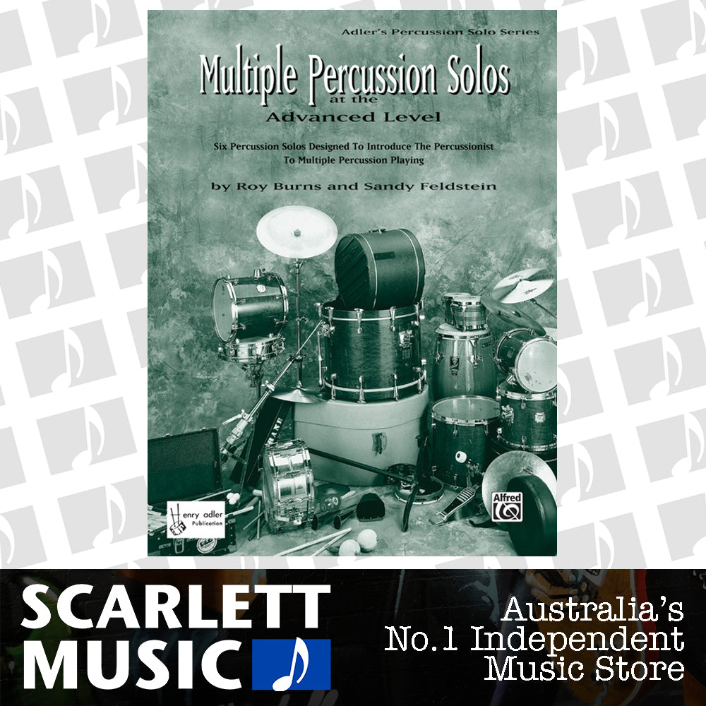 Adlers Multiple Percussion Solos Advanced Sheet Music — view 2