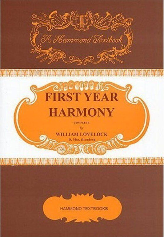 Lovelock First Year Harmony Book - 120 Pages on Chords and Decoration