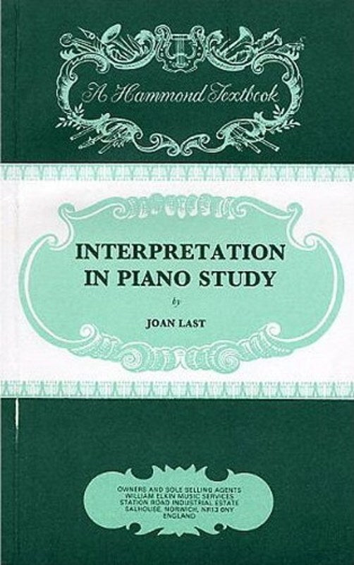 Last J. Interpretation In Piano Study Book