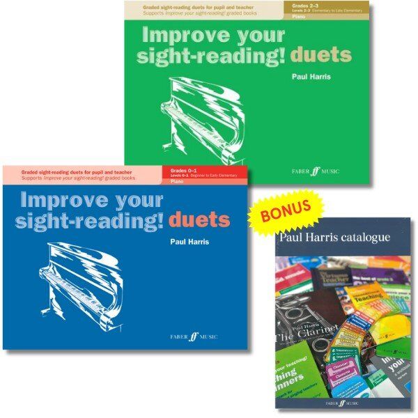 Improve Your Sight-Reading Duets Teacher Pack by Paul Harris - Piano Duet Collection