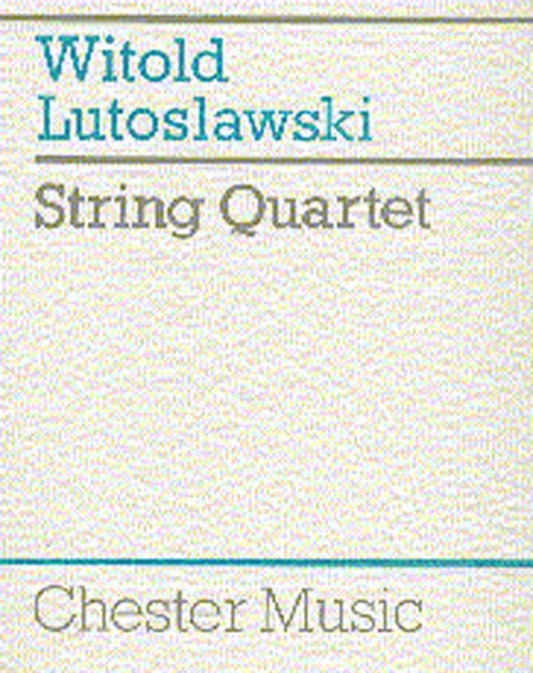 Lutoslawski String Quartet Book