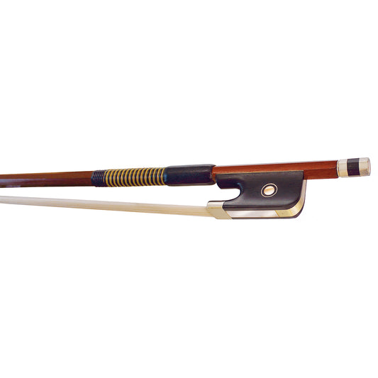 Hidersine HBOW2-CL44 Student Cello Bow 4/4 Size, Bulletwood Octagonal Stick, Silverplated Copper Grip, Nickel Mounted Ebony Frog