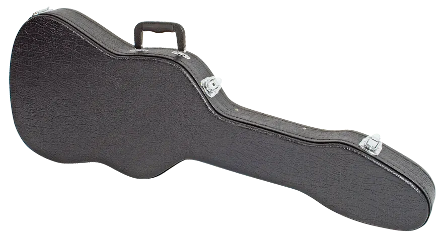 V-Case SC Style Shaped Electric Guitar Case - Black Vinyl