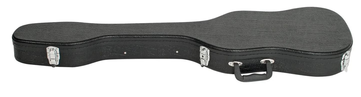 V-Case Precision Bass Guitar Case Shaped with Plush Lining and Lock