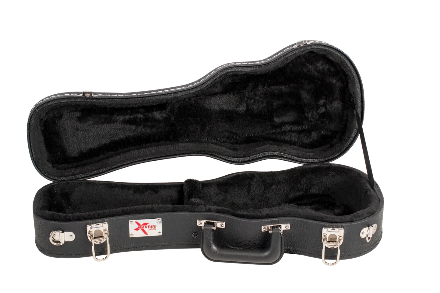 CNB HC360 Soprano Ukulele Case - Padded Hard Case with 3 Latches