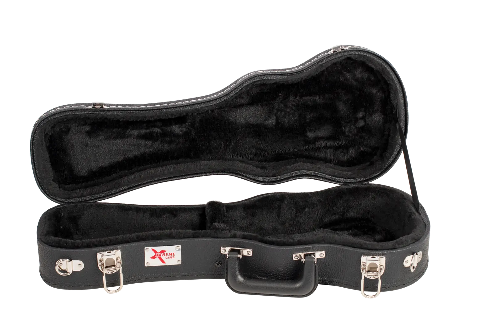CNB HC360 Soprano Ukulele Case - Padded Hard Case with 3 Latches