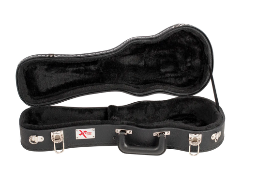CNB HC360 Soprano Ukulele Case - Padded Hard Case with 3 Latches