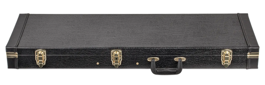 V-Case HC838 3/4 Rectangle Electric Guitar Case - Black Vinyl with Lock