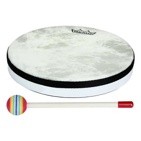 Remo Lynn Kleiner 8 Inch Hand Drum with Fiberskyn Head and Mallet