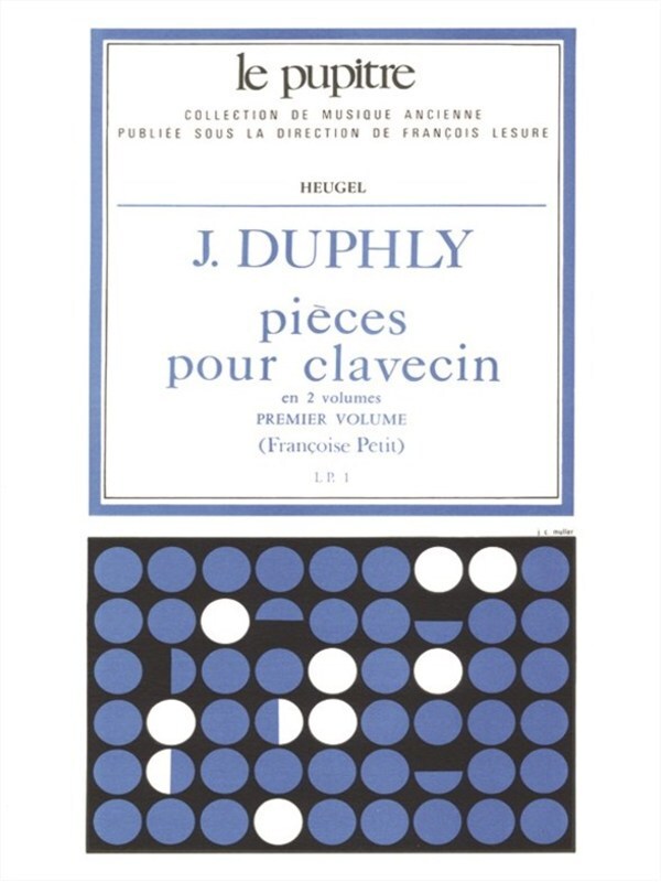 Duphly - Harpsichord Pieces Vol 1 (Softcover Book)
