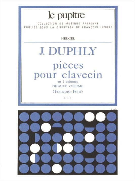 Duphly - Harpsichord Pieces Vol 1 (Softcover Book)