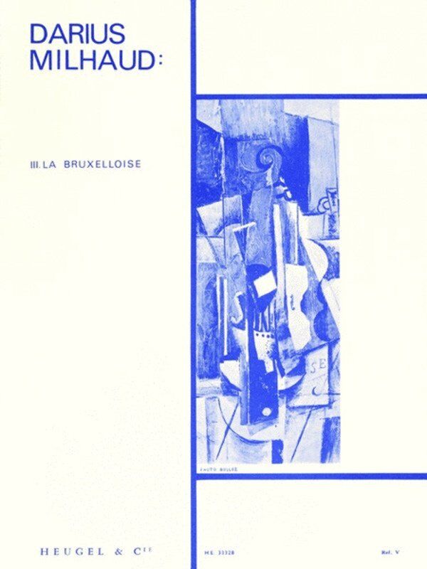 Milhaud - Quatre Visages No. 3 - La Bruxelloise for Viola and Piano