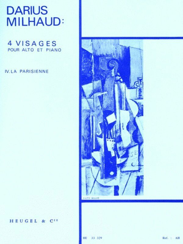 Milhaud - Quatre Visages No. 4 - The Parisian Woman for Viola