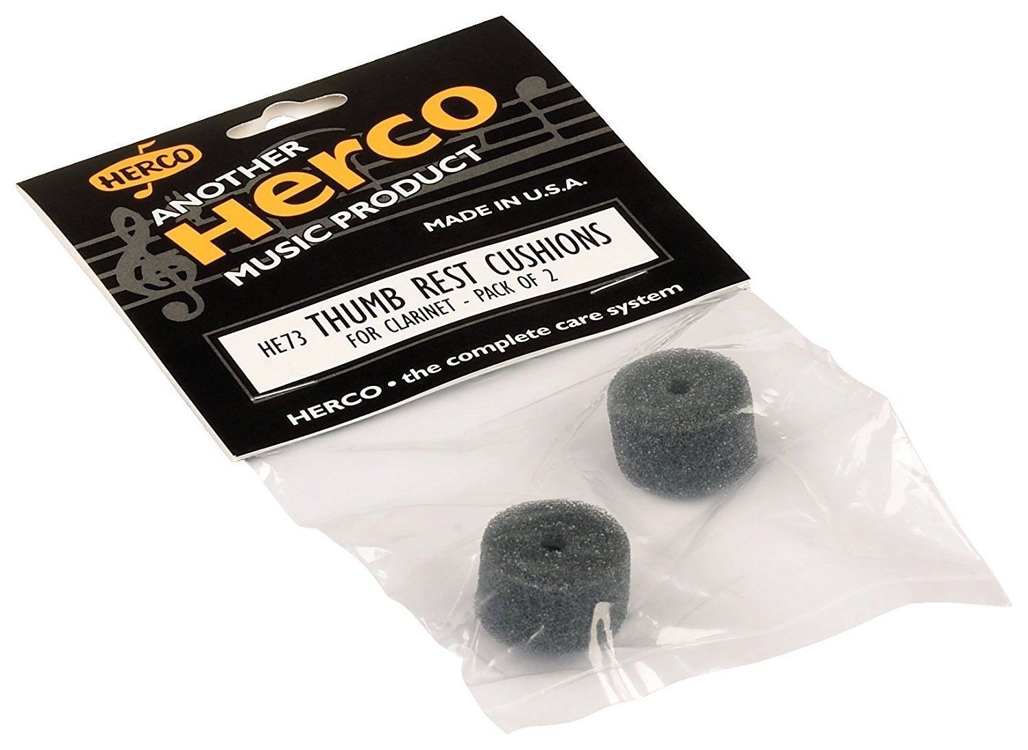 HERCO Thumb Rest Cushions For Clarinet HE73  Pack Of 2
