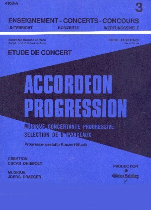 Etude De Concert - Accordeon Progression 3 Bd 6 (Softcover Book)