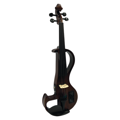 Hidersine HEV3 4/4 Zebrawood Electric Violin Outfit with Bow and Case
