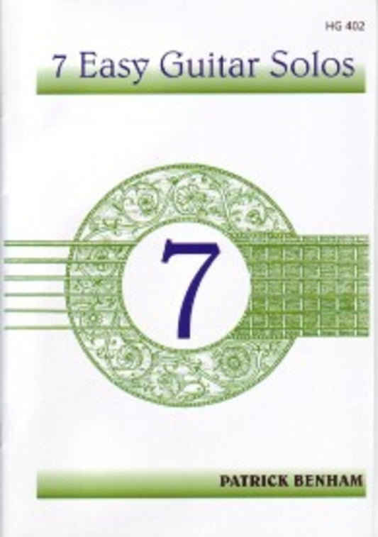 7 Easy Guitar Solos Book