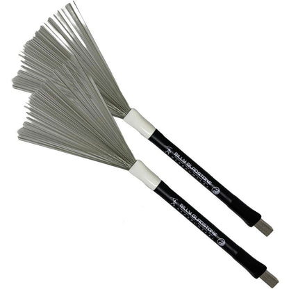 Headhunters Billy Gladstone Double-Ended Hybrid Drum Brushes - 1 Pair with Vintage and Heavy Weight Wire