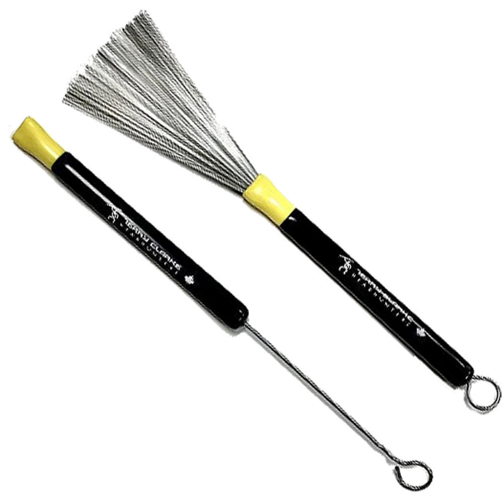 Headhunters Terry Clarke Fully Retractable Wire Jazz Drum Brushes - 1 Pair