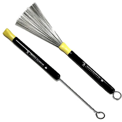 Headhunters Terry Clarke Fully Retractable Wire Jazz Drum Brushes - 1 Pair