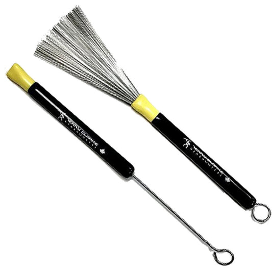 Headhunters Terry Clarke Fully Retractable Wire Jazz Drum Brushes - 1 Pair