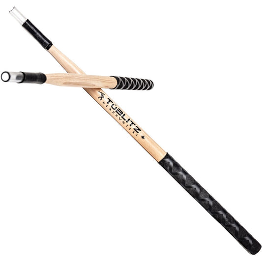 Headhunters Tublitz Hybrid Drum Rods 5B Hickory with Poly-Carbonate Tube (1 Pair)