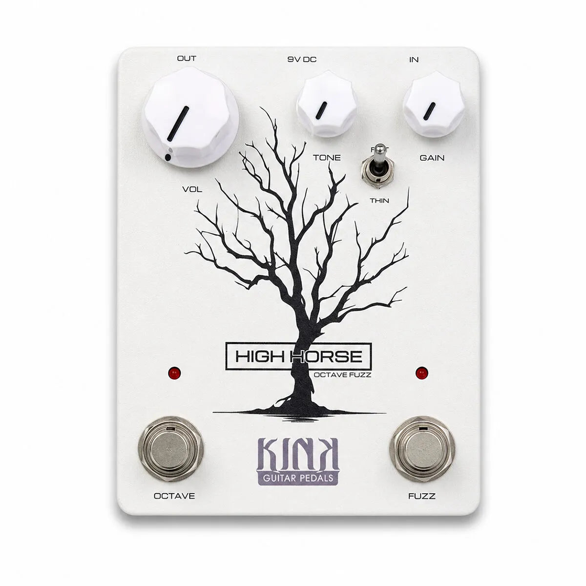 Kink High Horse Fuzz Pedal Barebones Model [HIGHHORSE-BB] - Based on Foxx Tone Machine, 1590BB2 Enclosure, 9V Power Supply Required
