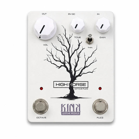 Kink High Horse Fuzz Pedal Barebones Model [HIGHHORSE-BB] - Based on Foxx Tone Machine, 1590BB2 Enclosure, 9V Power Supply Required