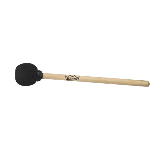 Remo 14 Inch Bass Drum Mallet with Felt Head and Wood Handle