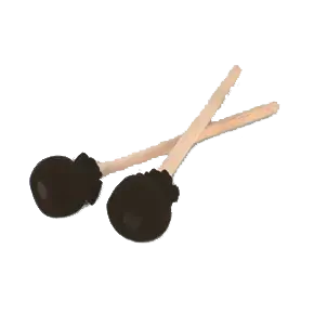 Remo NSL Not So Loud Drum Mallets Pair with Soft Foam Heads