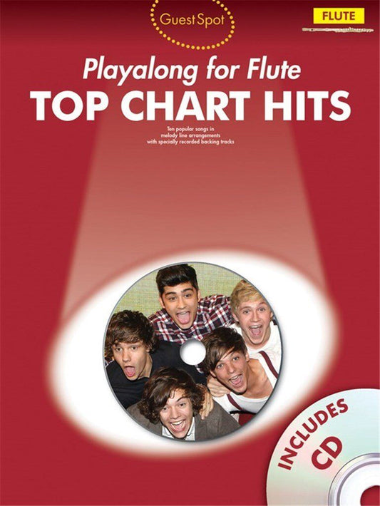 Guest Spot Top Chart Hits Playalong for Flute BK/CD