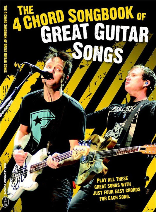 4 Chord Songbook of Great Guitar Songs by Hal Leonard Europe - 48 Pages, Lyrics & Chords, Easy Chord Arrangements