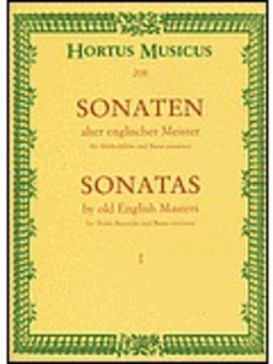 Sonatas By Old English Masters Book 1 Tre/Piano Book