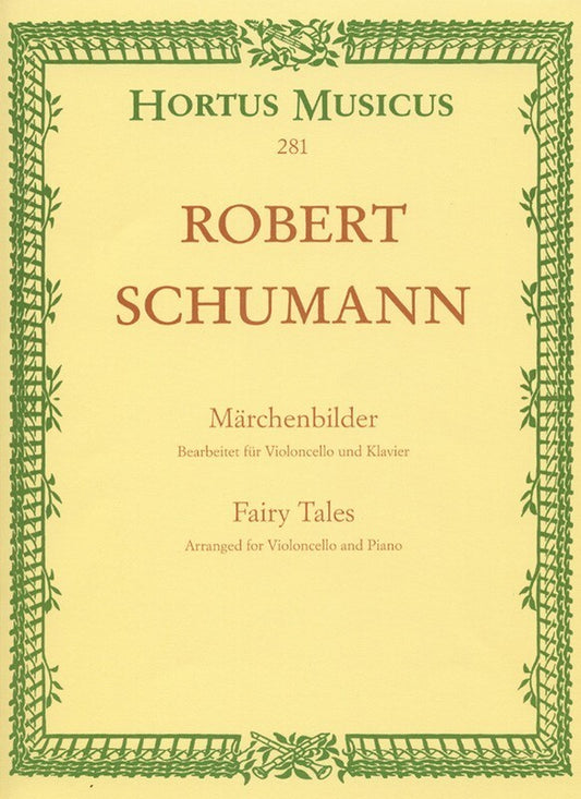 Schumann - Fairy Tales Op 113 Cello/Piano (Softcover Book)