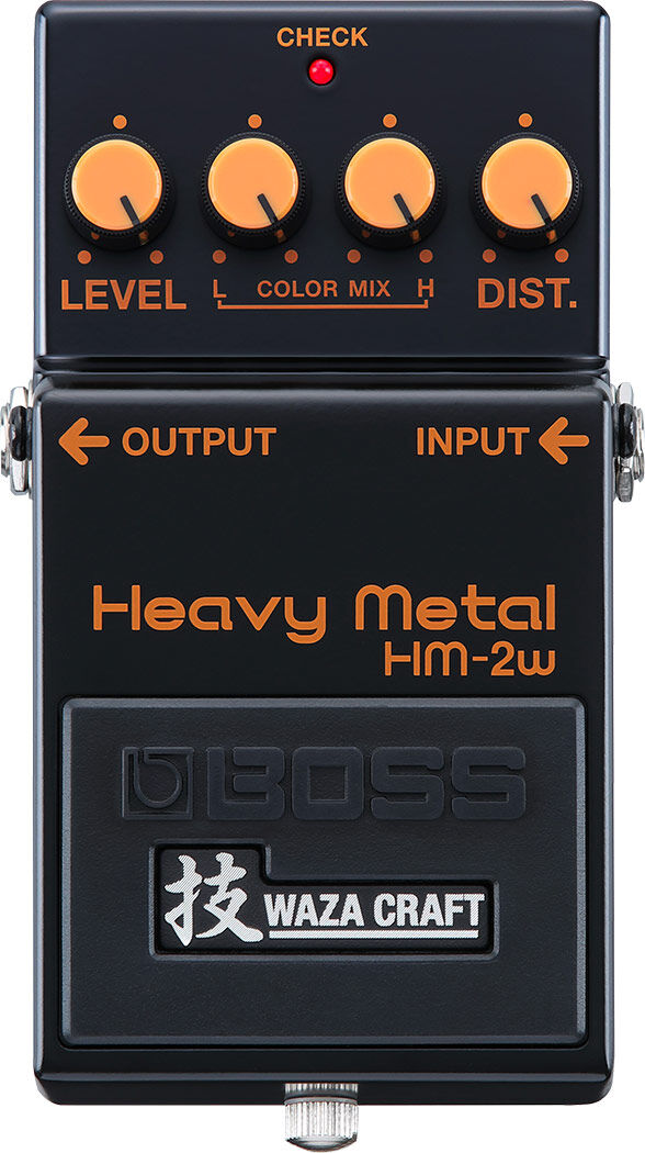BOSS HM-2W WAZA CRAFT Heavy Metal Distortion Pedal - Classic Vintage Tone, Compact Design, Enhanced Features — view 2