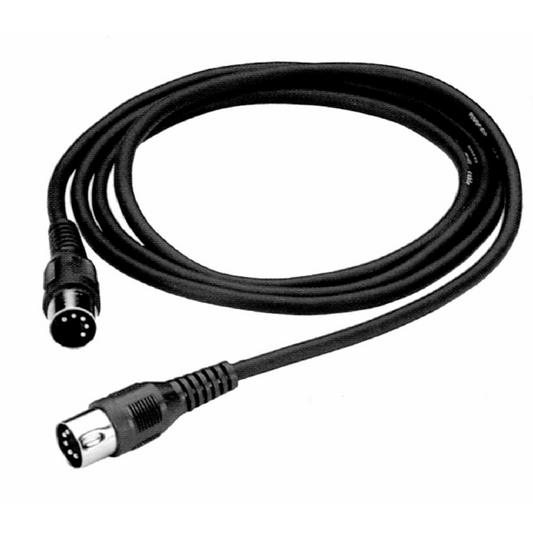UXL 3 Meter Black MIDI Cable Standard