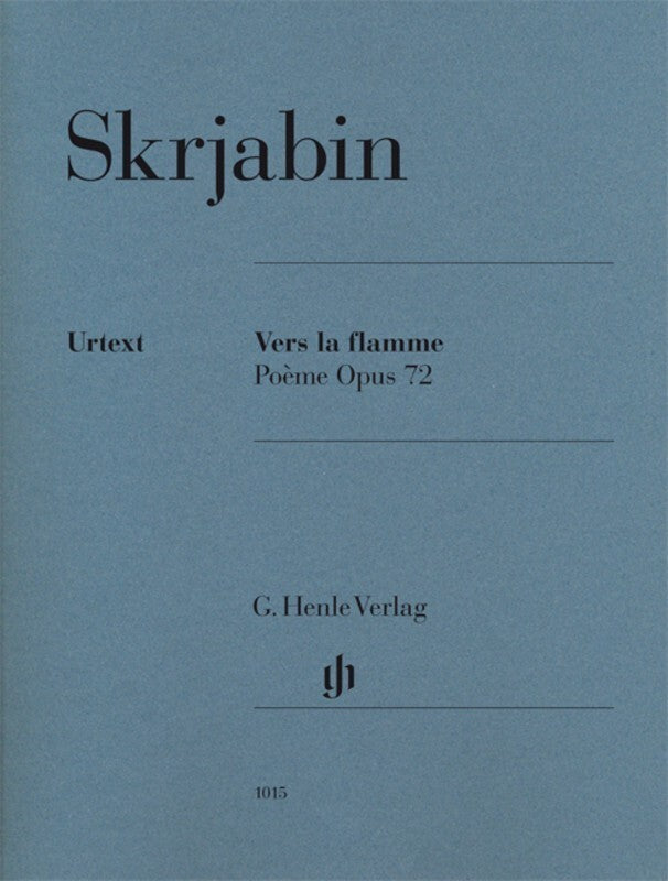 Vers La Flamme Poeme Op 72 Piano Urtext (Softcover Book)