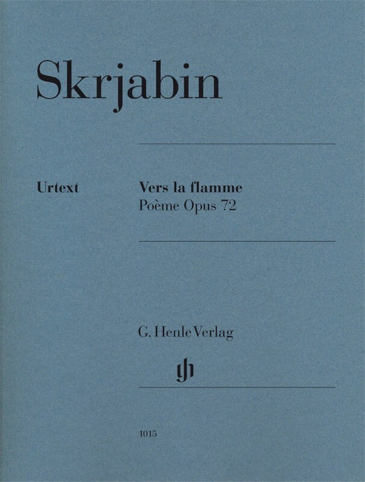 Vers La Flamme Poeme Op 72 Piano Urtext (Softcover Book)