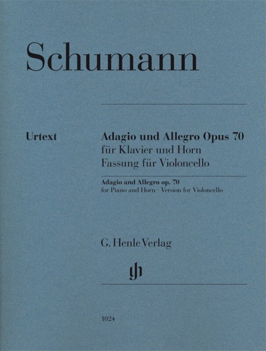 Adagio And Allegro Op 70 Vc Piano Urtext Cello (Softcover Book)