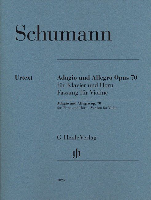 Schumann - Adagio and Allegro Op. 70 for Violin and Piano