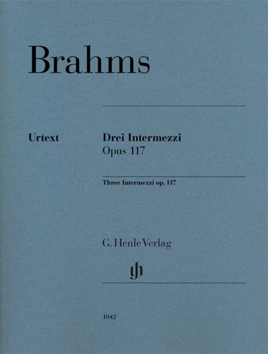 Brahms: 3 Intermezzi, Op. 117 — Piano (G. Henle Verlag)