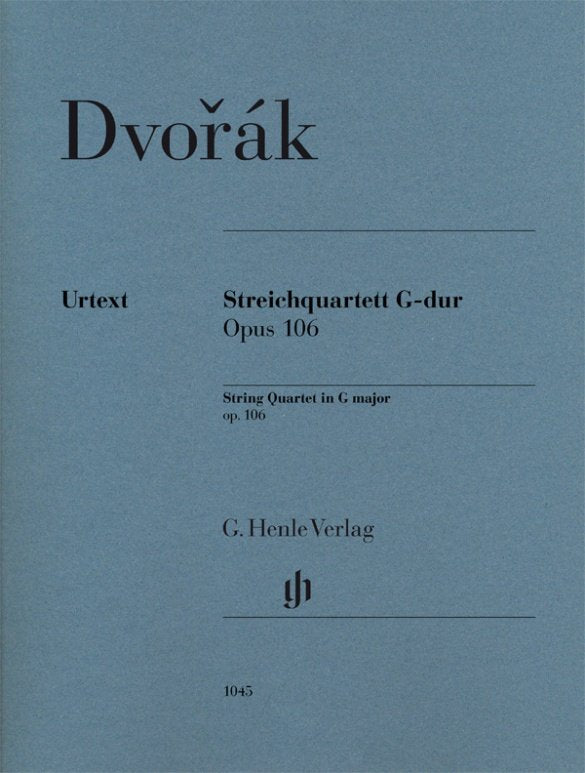 Dvořák: String Quartet in G Major, Op. 106 — Parts (G. Henle Verlag)