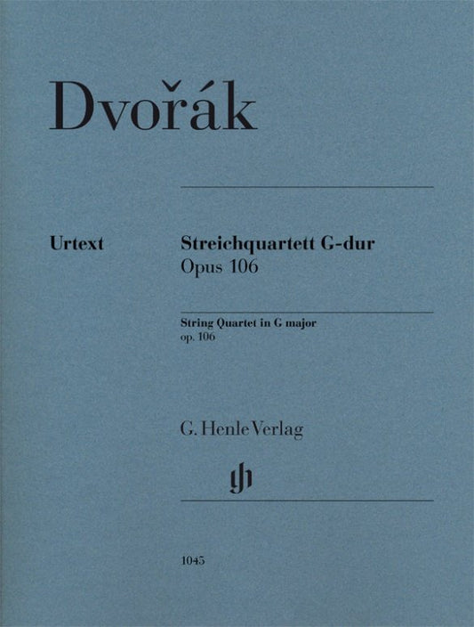 Dvořák: String Quartet in G Major, Op. 106 — Parts (G. Henle Verlag)