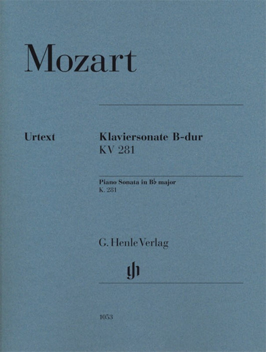 Sonata B Flat K 281 Piano Urtext (Softcover Book)
