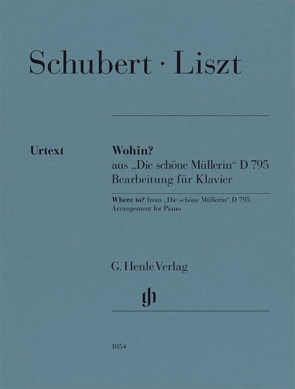 Wohin? from Die Schone Mullerin D 795 for Piano Arranged by Liszt