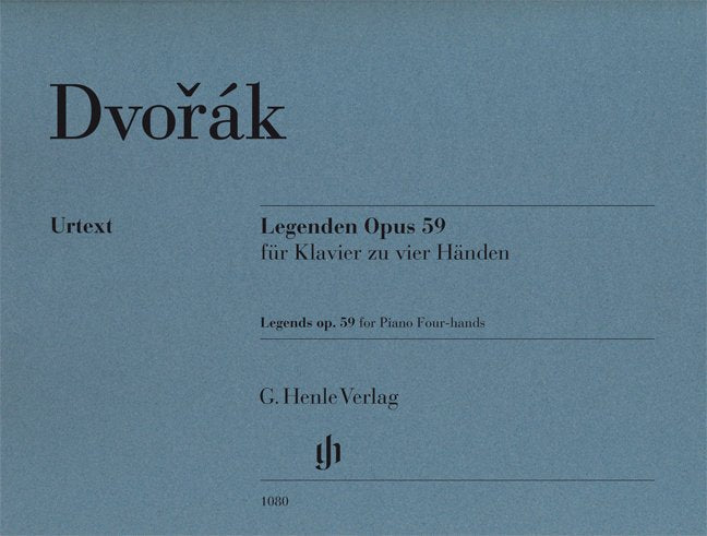 Dvořák: Legends, Op. 59 — Piano Duet (G. Henle Verlag)