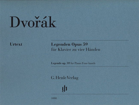 Dvořák: Legends, Op. 59 — Piano Duet (G. Henle Verlag)