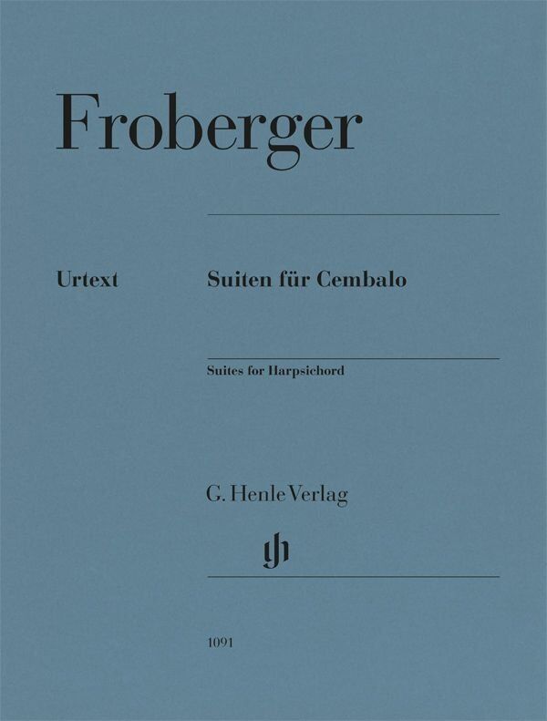 Froberger: Suites for Harpsichord - Urtext Edition for Piano Solo, 205 Pages, Published by G. Henle Verlag